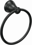 MOEN Moen Banbury Y2686BL Towel Ring, 6 in Dia Ring, Aluminum/Zinc, Matte, Wall Mounting PLUMBING, HEATING & VENTILATION MOEN