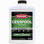 ROEBIC Roebic K-47 Cesspool Bacteria Treatment, Liquid, Straw, Earthy, 1 qt PLUMBING, HEATING & VENTILATION ROEBIC