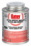 OATEY COMPANY Black ABS Pipe Cement, 8 oz. PLUMBING, HEATING & VENTILATION OATEY COMPANY