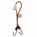 KEEPER Keeper A06025Z Bungee Cord, 24 in L, Rubber, Orange/Yellow, Hook End AUTOMOTIVE KEEPER