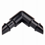 RAINDRIP Raindrip 314010B Elbow, 1/4 in Connection, Barb, Polypropylene, Black LAWN & GARDEN RAINDRIP