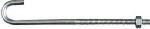 ASSA ABLOY AMERICAS RESIDENTIALI NC J Bolt, Zinc, 1/4 x 6 In.