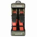 MAX CO LTD Ratchet Tie-Down, 15 Ft. X 1 In. 2-Pk.