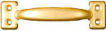 ASSA ABLOY AMERICAS RESIDENTIALI NC Door Pull With Screws, Dull Brass Finish, 5-3/4 In. HARDWARE & FARM SUPPLIES ASSA ABLOY AMERICAS RESIDENTIALI NC