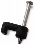 GB Gardner Bender PSB-160 Cable Staple, 3/16 in W Crown, 7/8 in L Leg, Polyethylene, Zinc-Plated ELECTRICAL GB