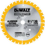 DEWALT DEWALT DW9152 Circular Saw Blade, 6-1/2 in Dia, 5/8 in Arbor, 36-Teeth, Carbide Cutting Edge TOOLS DEWALT