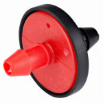 RAINDRIP Raindrip 116025B Mini In-Line Dripper, 0.5 gph, Black/Red LAWN & GARDEN RAINDRIP