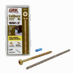 GRK FASTENERS GRK Fasteners CALIBURN XL 57785 Heavy-Duty Concrete Screw, 19/64 in Dia, 5 in L, 3300 lb, Steel HARDWARE & FARM SUPPLIES GRK FASTENERS