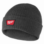 MILWAUKEE ELECTRIC TOOL CORP Knit Beanie, Cuffed, Gray CLOTHING, FOOTWEAR & SAFETY GEAR MILWAUKEE ELECTRIC TOOL CORP