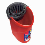 O-CEDAR O-Cedar 164196 Bucket, 2.5 gal, Oval, Plastic Bucket/Pail, Red CLEANING & JANITORIAL SUPPLIES O-CEDAR