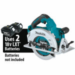 MAKITA USA INC X2 LXT Cordless Circular Saw, Brushless, 18-Volt Lithium-Ion, 7-1/4-In., TOOL ONLY