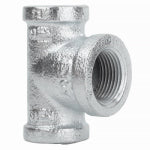 CODA RESOURCES LTD 1/2 x 1/2 x 3/4 In. Galvanized Pipe Reducing Tee