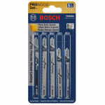 ROBERT BOSCH TOOL GROUP 5-Pc. Jig Saw Blade Set, Wood Cutting, T Shank