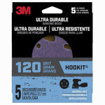 3M 3M 27259 Power Sanding Disc, 5 in Dia, 120 Grit, Medium, 5-Hole, 8-Hole, Ceramic Abrasive TOOLS 3M