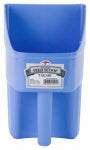 AMERICAN DISTRIBUTION & MFG Feed Scoop, Enclosed, Berry Blue Plastic, 3 Qt.