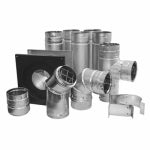 DURAVENT Pellet Stove Chimney Venting Kit, Through-Wall, 3 In.