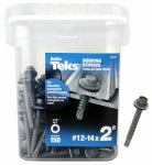 TEKS Teks 21427 Roofing Screw, #12 Thread, Hex Drive, Drill Point, Steel, Zinc HARDWARE & FARM SUPPLIES TEKS