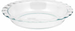PYREX Pyrex 1085800 Pie Plate, 56 oz, 9-1/2 in ID x 11-1/4 in OD Dia, 9-1/2 in OAL, Glass, Clear, Dishwasher Safe: Yes HOUSEWARES PYREX
