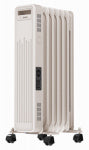 GENEVA INDUSTRIAL GROUP INC Portable Electric Oil-Filled Radiator Heater, 3 Settings, White