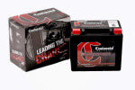 CONTINENTAL BATTERY SYSTEMS 12-Volt Powersport Motorcycle Battery, 12 AH Capacity AUTOMOTIVE CONTINENTAL BATTERY SYSTEMS
