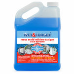 WET & FORGET Wet & Forget 800128 Mold and Mildew Remover, 1 gal Jug, Liquid, Blue PAINT WET & FORGET