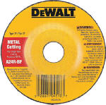 DEWALT DEWALT DW4518 Grinding Wheel, 4-1/2 in Dia, 1/8 in Thick, 7/8 in Arbor, 24 Grit, Very Coarse, Aluminum Oxide Abrasive TOOLS DEWALT