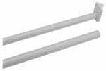 ASSA ABLOY AMERICAS RESIDENTIALI NC Closet Rod, White, 30-48 In.