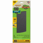 GATOR Gator Zip 7157 Sanding Sheet, 10-1/2 in L, 4-1/2 in W, 100 Grit, Medium, Silicon Carbide Abrasive PAINT GATOR