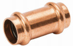 NIBCO INC 1/2 In. Press by Press Copper Pipe Repair Coupling, No Stop PLUMBING, HEATING & VENTILATION NIBCO INC