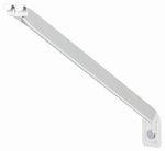 CLOSETMAID ClosetMaid 6606 Support Bracket, Steel, White, Includes: (2) Brackets, (2) Anchors, (2) #8 Pins HARDWARE & FARM SUPPLIES CLOSETMAID
