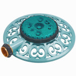 MELNOR INC 8-Pattern Sprinkler, Green Metal Base LAWN & GARDEN MELNOR INC