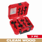 MILWAUKEE ELECTRIC TOOL CORP 7-Pc. Contractor's Self Feed Wood Drill Bit Set