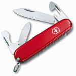 VICTORINOX-SWISS ARMY INC Recruit Pocket Knife, 10 Functions