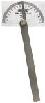 GENERAL General 17 Square Head Protractor, 0 to 180 deg, Stainless Steel, Silver TOOLS GENERAL