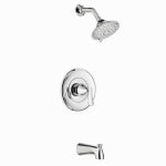 AMERICAN STANDARD American Standard Chatfield Series 7413508.002 Tub and Shower Trim Kit, 3-Function Showerhead, 3-Spray Setting, Brass PLUMBING, HEATING & VENTILATION AMERICAN STANDARD