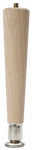 WADDELL MANUFACTURING Round Taper Table Leg, 7.5 In.