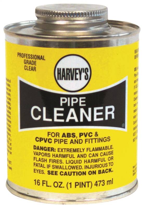 HARVEY Harvey 19120-12 Pipe Cleaner, Liquid, Clear, 16 oz Can