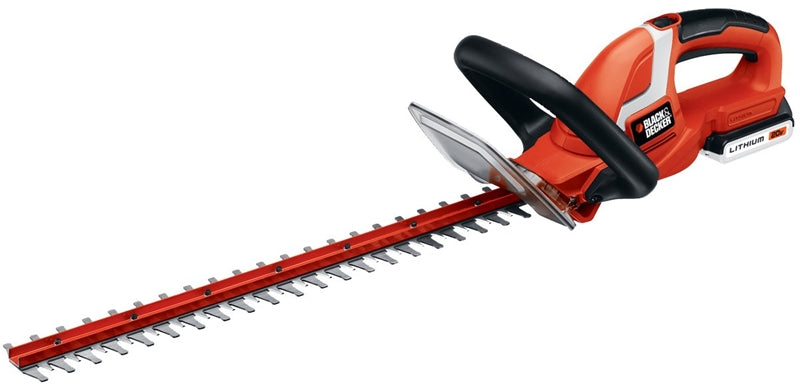 BLACK & DECKER LAWN Black+Decker LHT2220 Electric Hedge Trimmer, 20 V, 3/4 in Cutting Capacity, 22 in L x 2-1/2 in W Blade