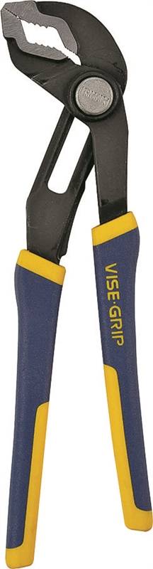 IRWIN Irwin 4935351 Groove Lock Plier, 6 in OAL, 1-1/8 in Jaw Opening, Blue/Yellow Handle, Cushion-Grip Handle, 1-1/4 in L Jaw