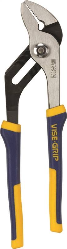 IRWIN Irwin 4935321 Groove Joint Plier, 10 in OAL, 2-1/4 in Jaw Opening, Blue/Yellow Handle, Cushion-Grip Handle