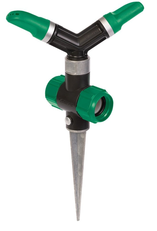 GILMOUR MFG Gilmour Mfg 813423-1003 Whirling Sprinkler with Spike Base, 1800 sq-ft, Metal/Plastic