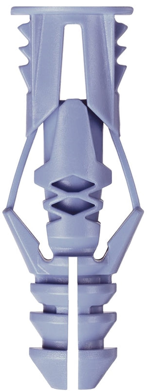 COBRA ANCHORS Cobra Anchors 172R Wall Anchor, 1-1/4 in L, Polyethylene, 46 lb