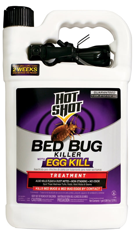 HOT SHOT Hot Shot HG-96442 Bed Bug Killer, Liquid, Trigger Spray Application, Indoor, 1 gal LAWN & GARDEN HOT SHOT