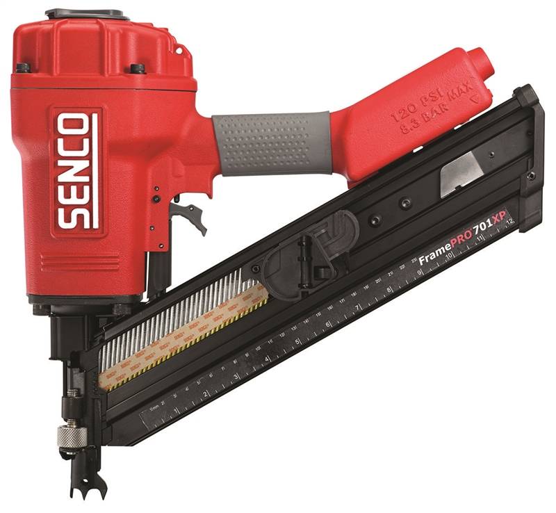 SENCO PRODUCTS Senco 2H0133N Framing Nailer, 70 Magazine, 34 deg Collation, Paper Tape Collation, 10 cfm/Shot Air