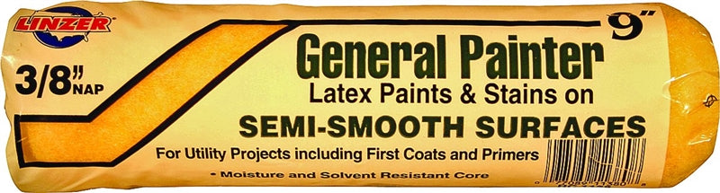 LINZER Linzer RC1138 Roller Cover, 3/8 in Thick Nap, 9 in L