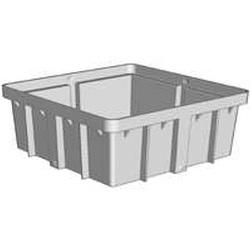 DRAINTECH DrainTech 916/0906SD Square Riser, 9.5 in L x 9.5 in W x 7.2 in H Dimensions, Polyethylene