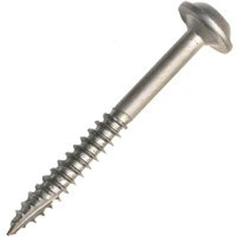 KREG Kreg SML-C1-500 Pocket-Hole Screw, #8 Thread, 1 in L, Coarse Thread, Maxi-Loc Head, Square Drive, Steel, Zinc, 500 PK
