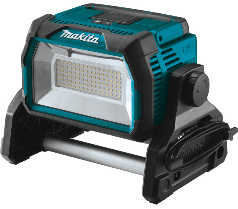 MAKITA Makita LXT Series DML809 Cordless/Corded Work Light, 120 VAC, 100.8 W, LXT Lithium-Ion Battery, 96-Lamp, LED Lamp
