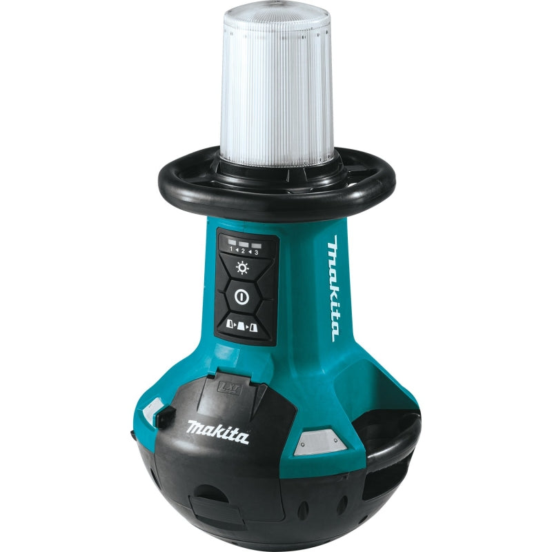 MAKITA Makita LXT Series DML810 Cordless Area Light, 18 V, Lithium-Ion Battery, 1-Lamp, LED Lamp, Teal