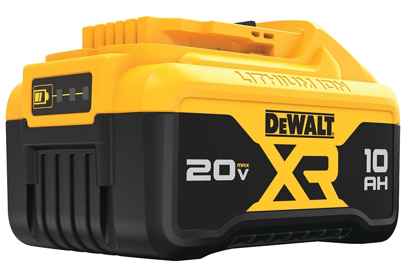 DEWALT DEWALT DCB210 Rechargeable Battery Pack, 20 V Battery, 10 Ah, 1 hr Charging